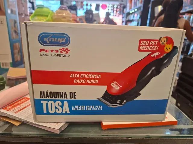Máquina Tosa Profissional Knup Cães E Gatos Pets QR-PET2508 - Foto 2