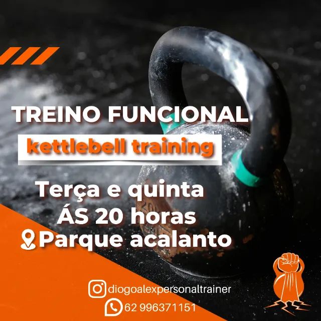 kettlebel training- treinamento funcional ao ar livre