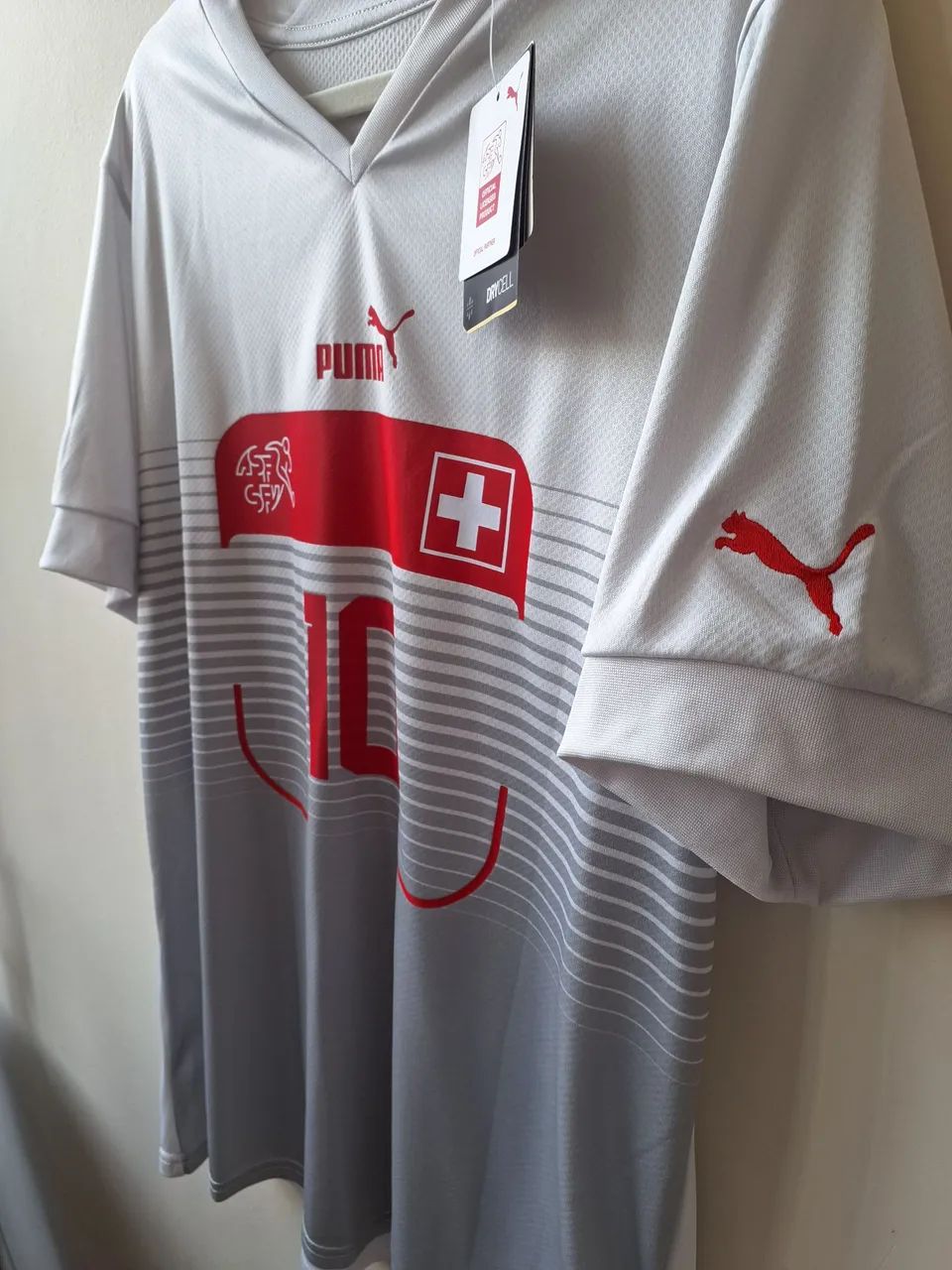 Camisa original Suíça #10 Xhaka - Foto 2