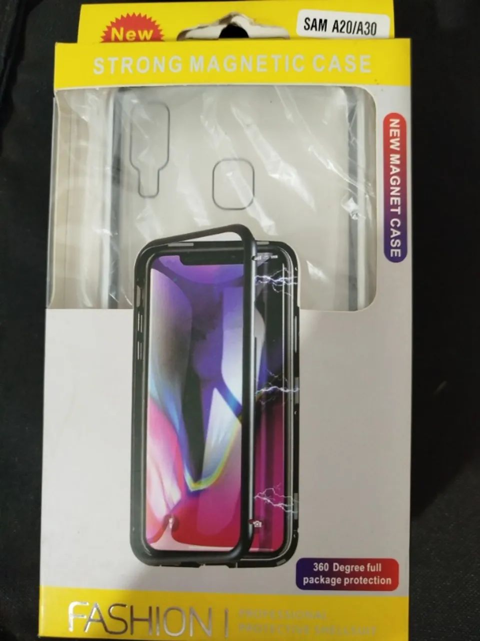 Capinha Samsung A20/A30 Vidro Só Atrás. 