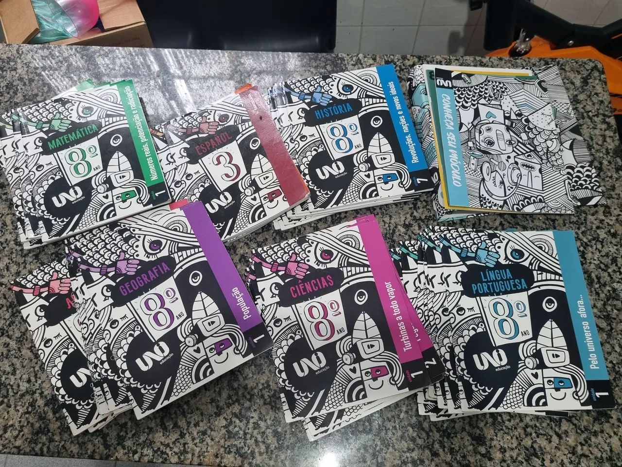 Livros editora Uno 8 ano