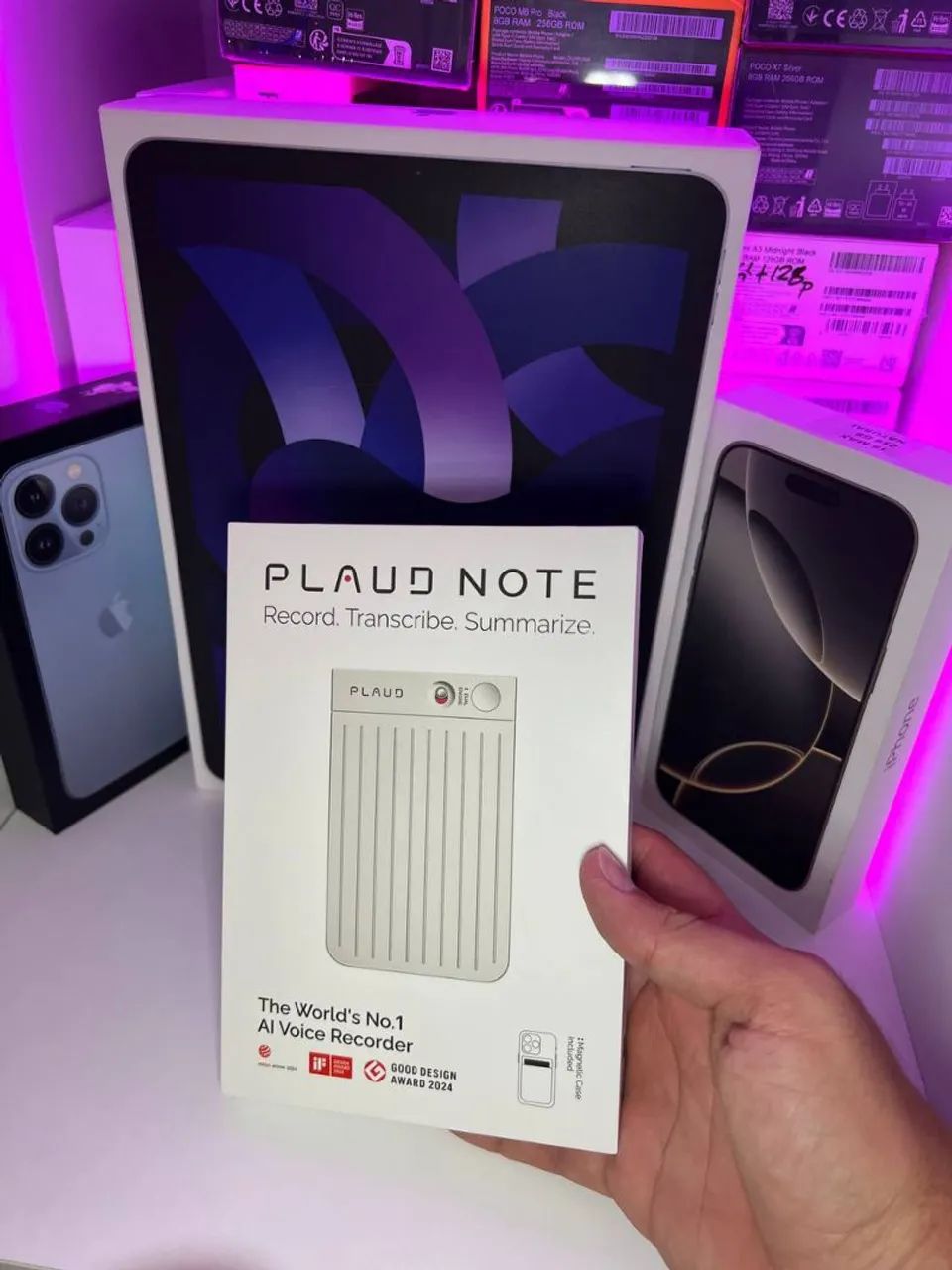  Plaud Note (Gravador de Voz Inteligente) - LACRADO