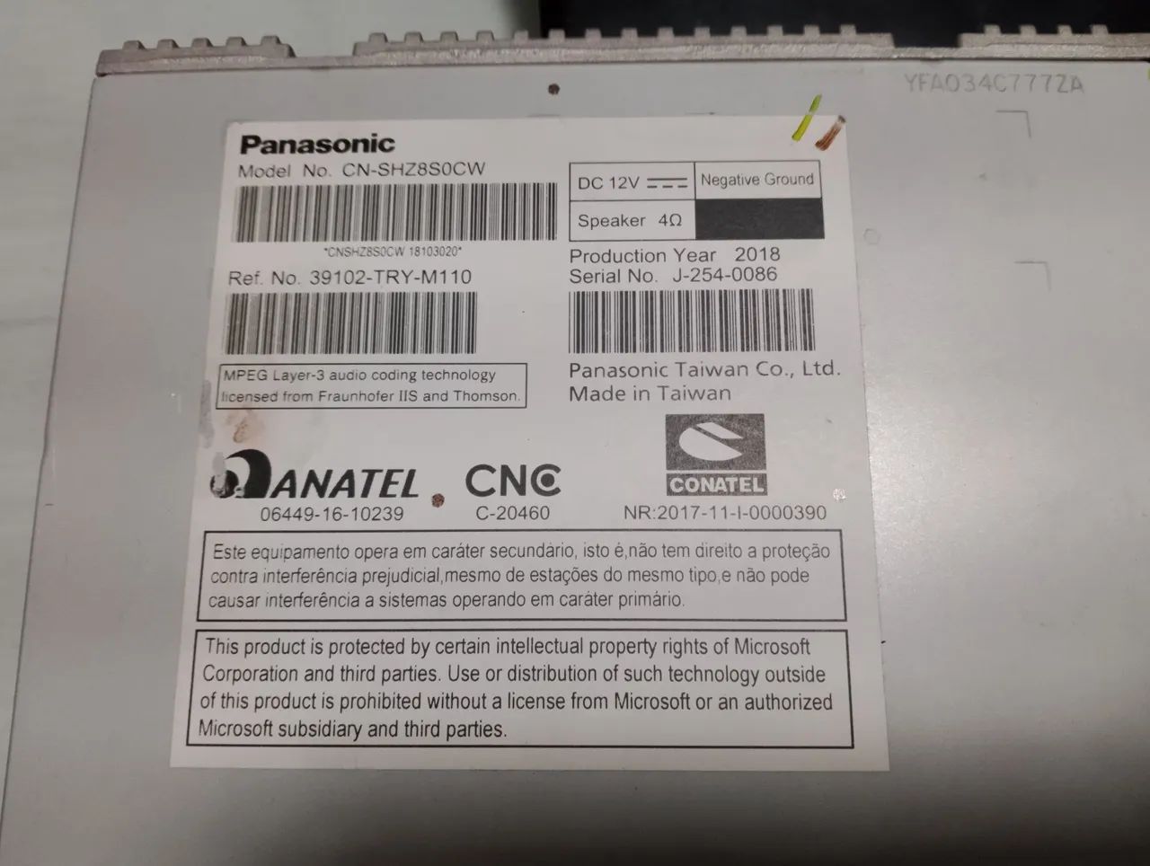 Central Multimídia Honda Wrv 2019 EXL  - Foto 2