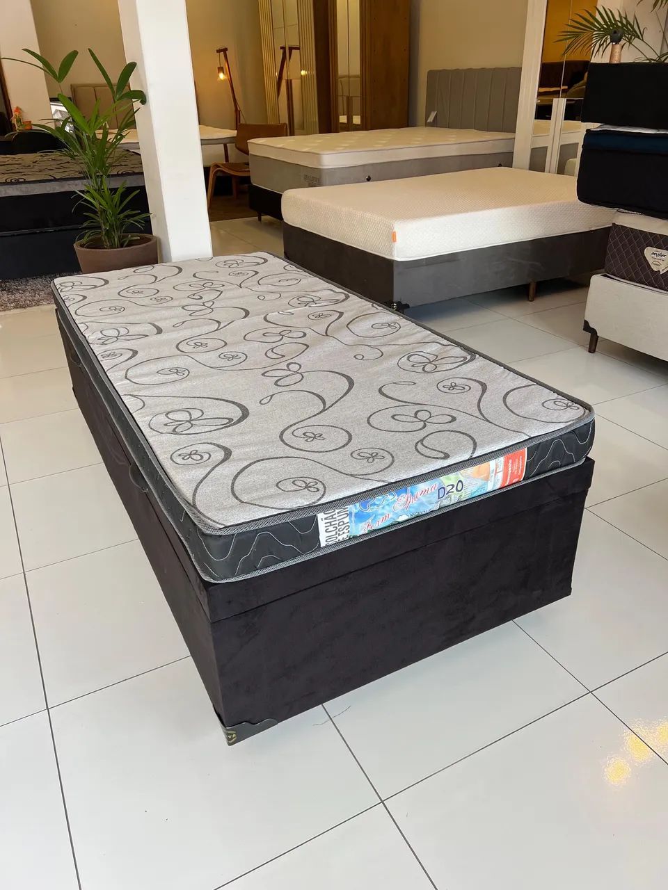 Cama Box Solteiro BAÚ COM COLCHÃO - Entrego!  - Foto 3