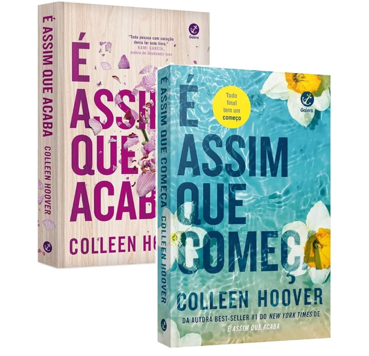 Livros 'É Assim Que Acaba' e 'É Assim Que Começa' - Colleen Hoover