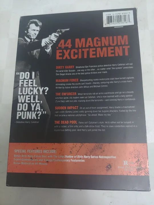 Box Dvd Coleção Dirty Harry - 5 Filmes . Importado - Foto 2
