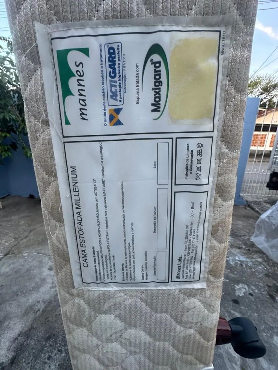 CAMA QUEEN COMPLETA COM BASE E COLCHÃO 64596063827074123