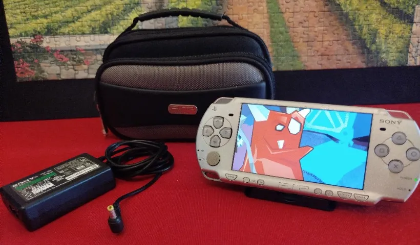 PSP SONY Destravado Edição Mystic Silver. ESTUDO TROCA