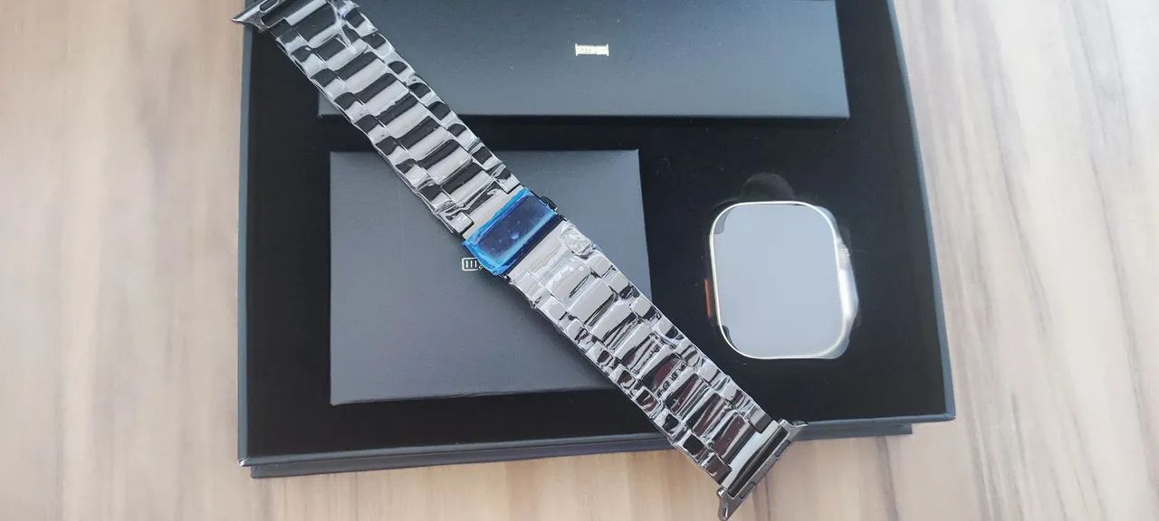 Smartwatch hw9 ultra laranja  - Foto 4