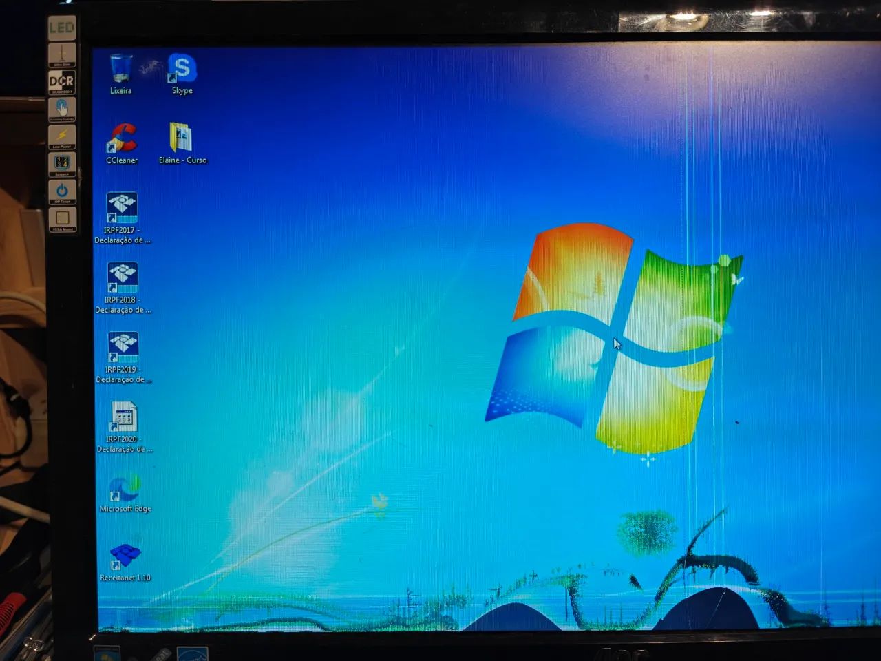 Monitor AOC com Tela Quebrada - Foto 4