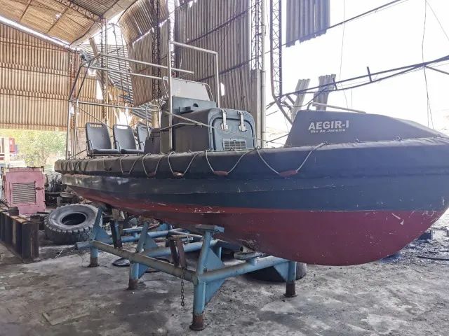 lancha de pesca troco em jet