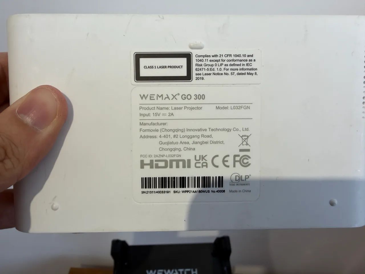 Projetor Laser Wemax go 300 portatil laser - Foto 2