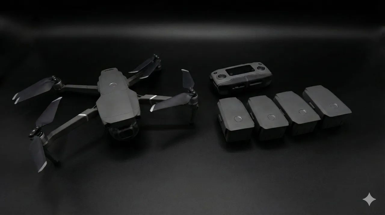 Dji Mavic Pro 2 - 5 baterias - Nao vendo baterias separadas