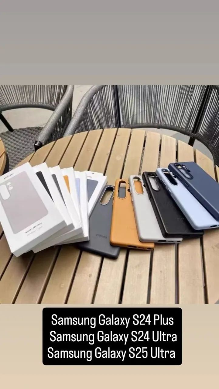 Capa Couro Samsung Galaxy S24 Plus S25 Plus S24 ultra S25 Ultra 