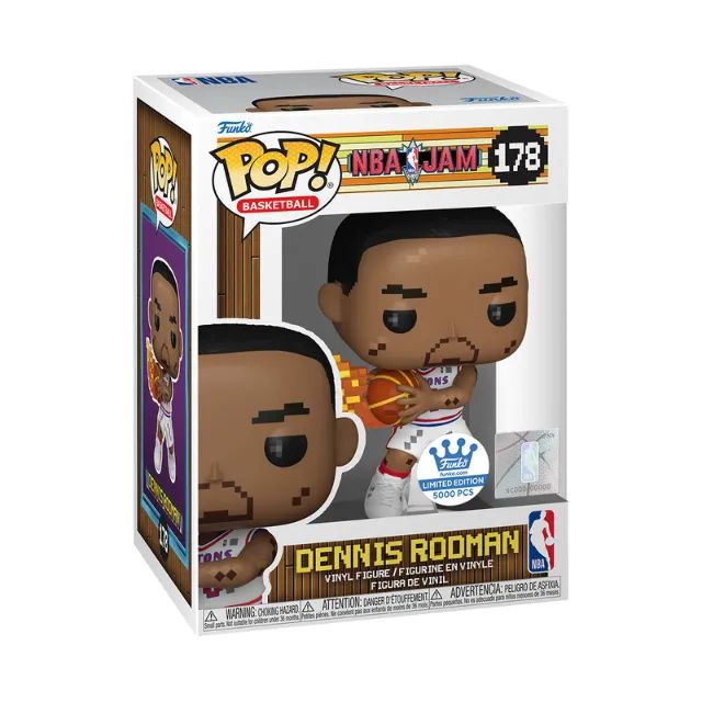 Funko Pop Dennis Rodman 5.000 pçs Nba Jam 178
