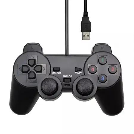 Controle Usb Para Pc Com Fio Joystick Knup KP-CN701 Loja Coimbra Computadores Entrega - Foto 2