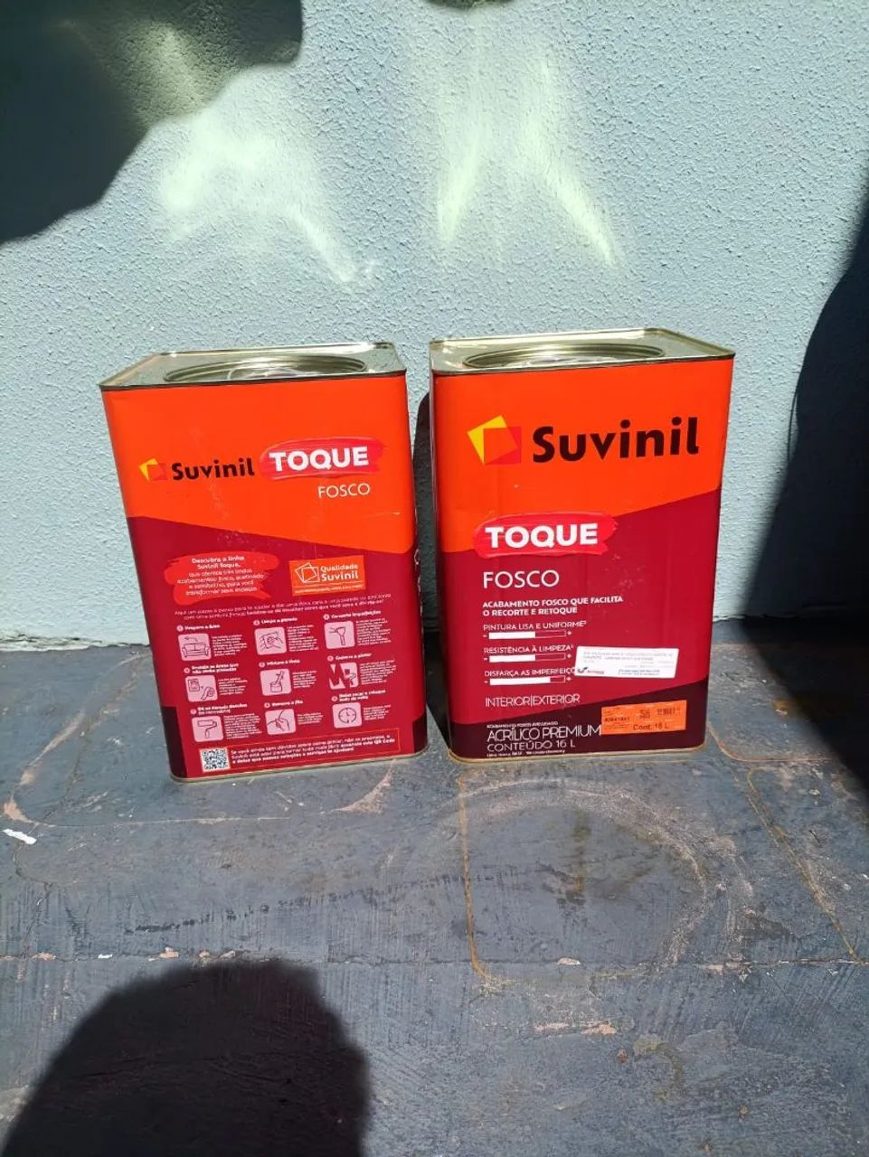 Tinta Suvinil Toque Fosco 16L as 2 por 500$