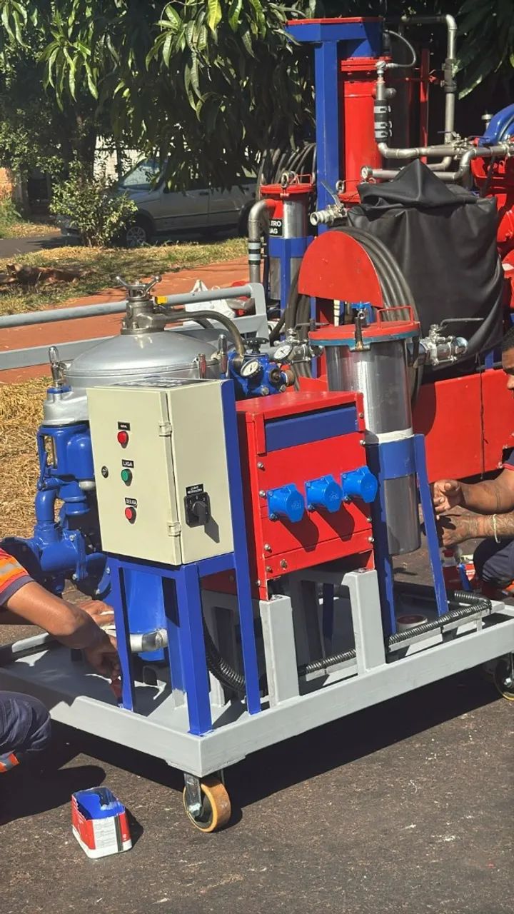 centrifuga alfa laval mab 206, com skid, painel e filtro  REVISADA COM GARANTIA DE 3 MESES - Foto 3