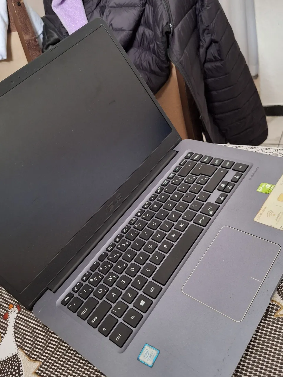 Notebook Asus com Intel Core i7