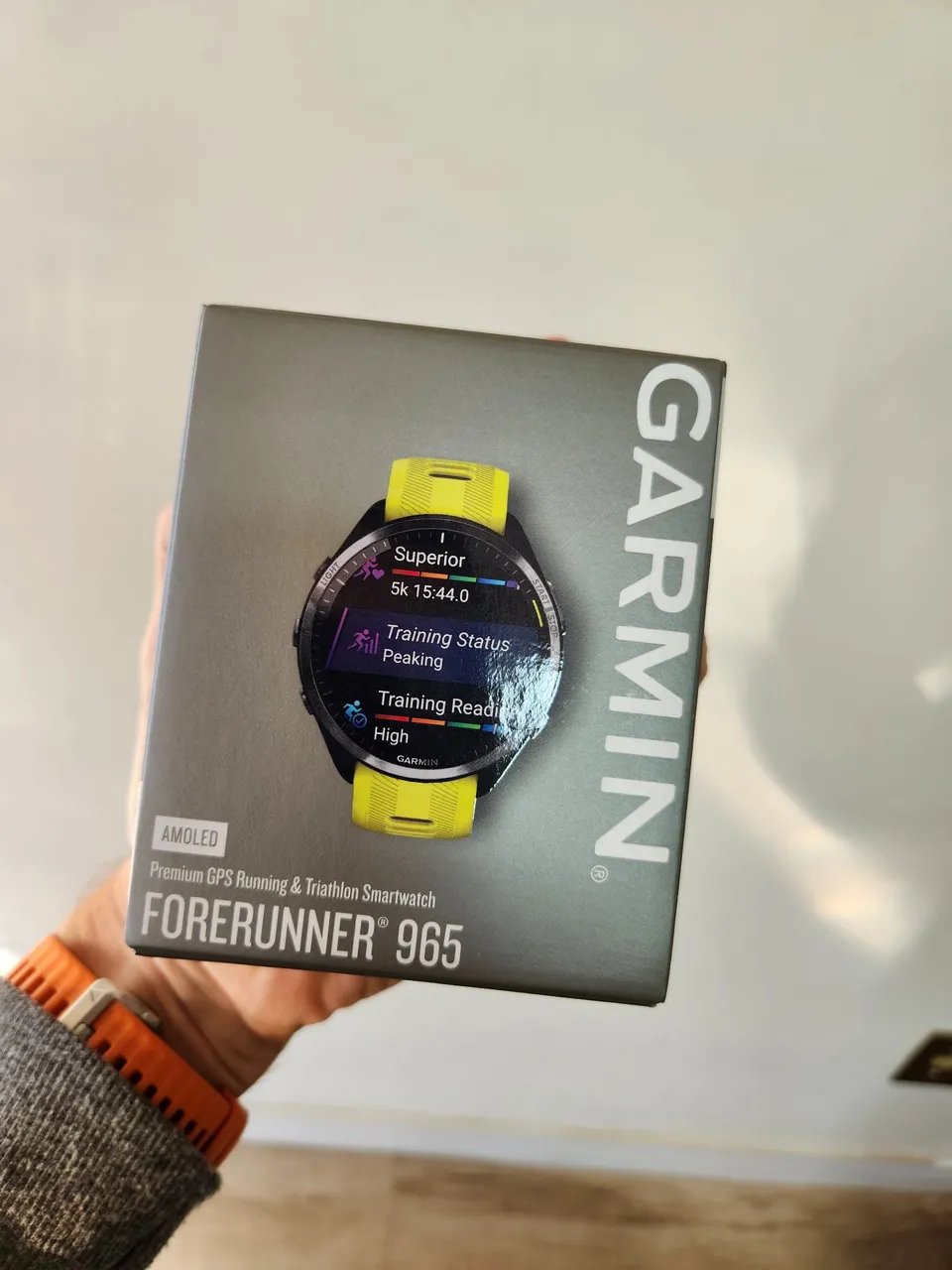 Relógio Garmin Forerunner 965 para corrida e triathlon