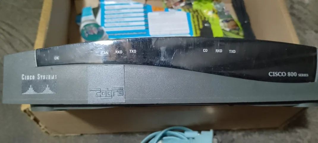 Roteador Cisco 805 Ethernet Serial Cisco 801-805 Funcionando - Foto 3