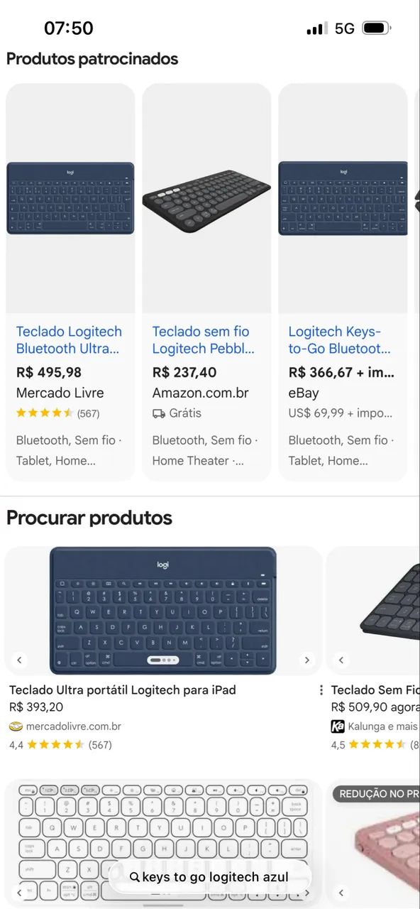 Teclado Longitech keys to go ultra - Foto 4