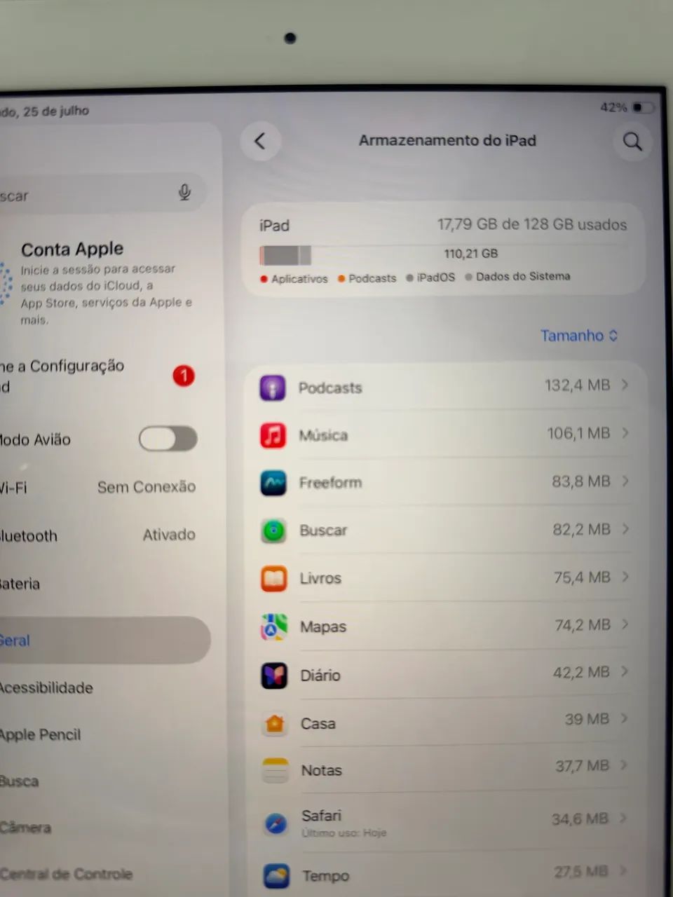 Tablet iPad 8 128gb impecável  - Foto 2