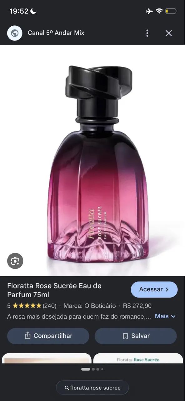 Vendo perfume nunca usado