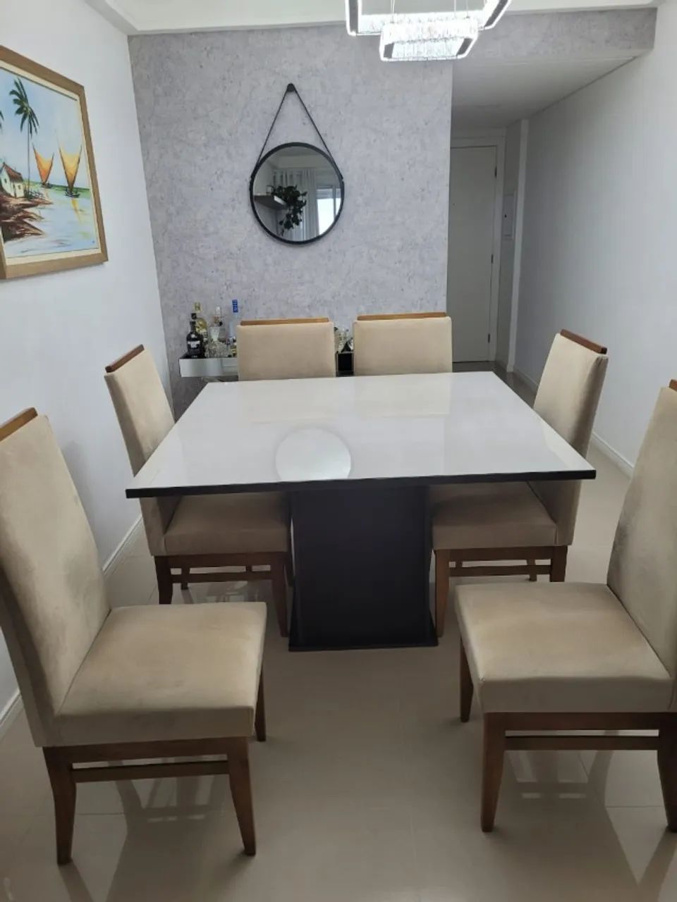 Mesa de Jantar Quadrada - 1m30cm x 1m30cm - Foto 3