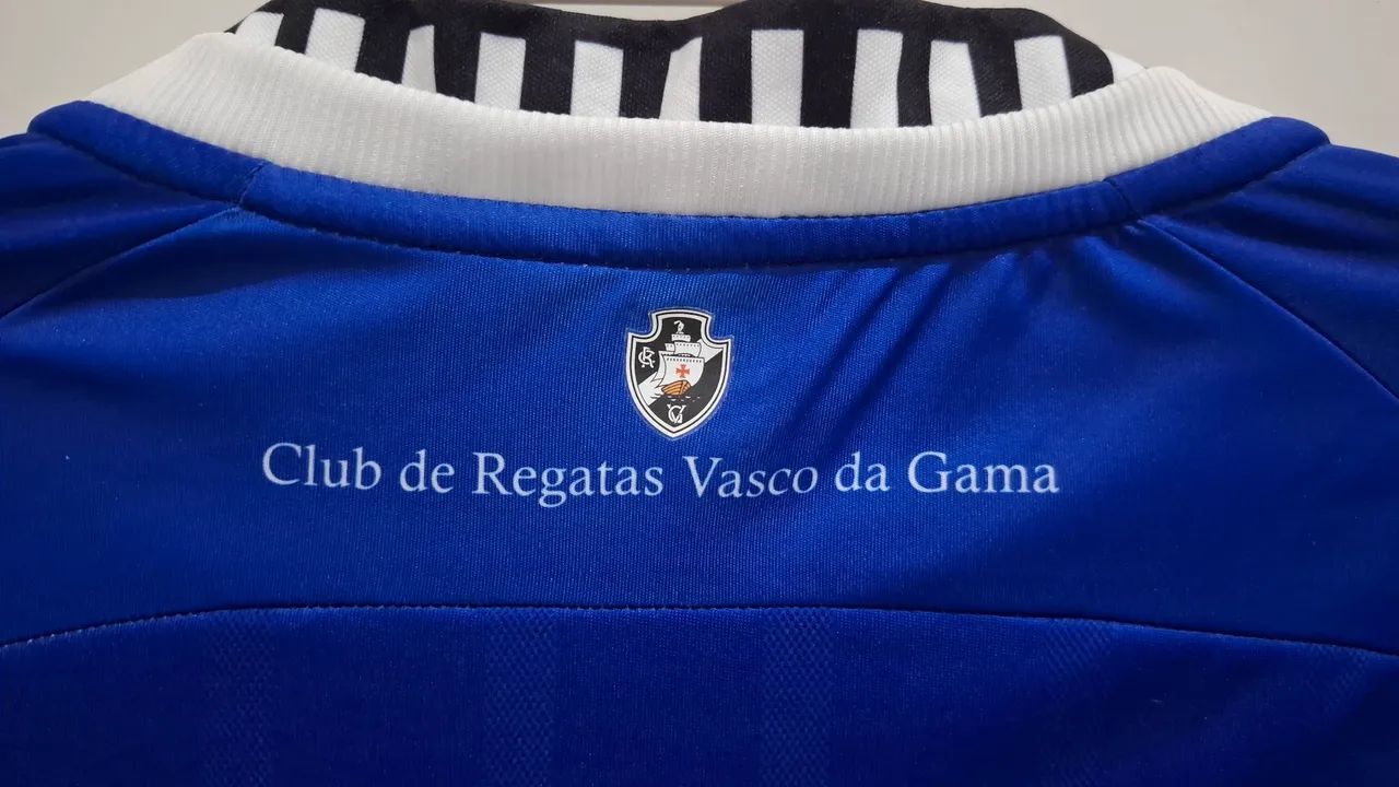 Camisa Vasco Azul Templária Cavalera - Foto 4