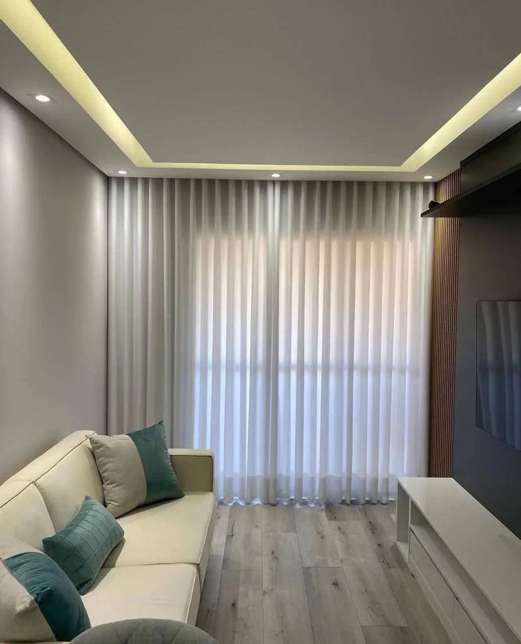 Cortinas em Tecidos. Voil em linho sintético! - Foto 3