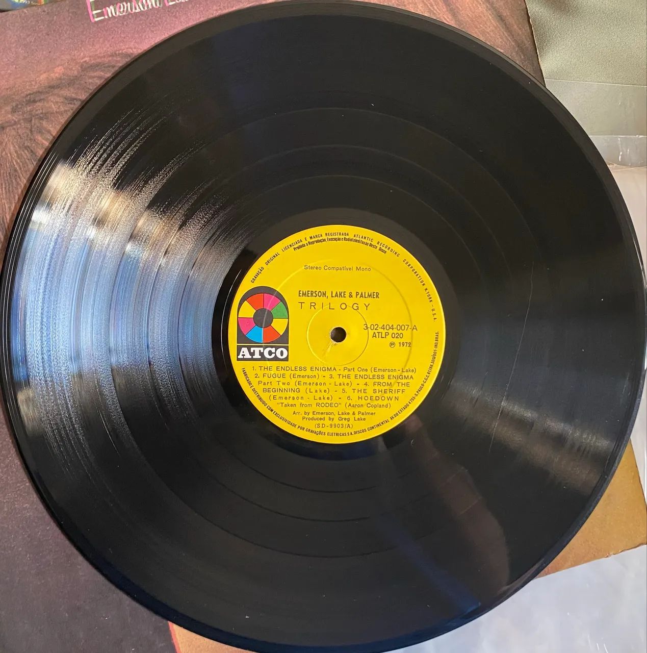 Disco de vinil Emerson Lake & Palmer - Trilogy  - Foto 4