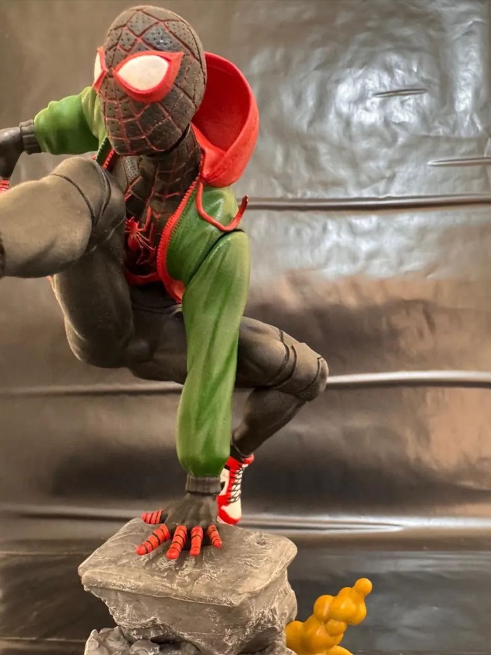 Boneco spiderman miles morales Homen aranha Action Figure - Foto 4