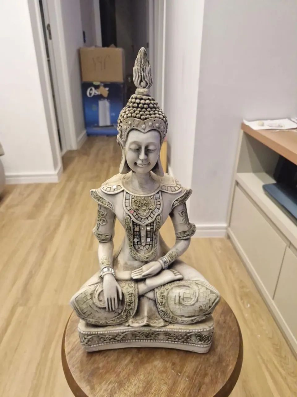 Buda de gesso 43cm