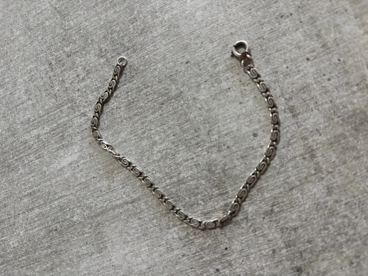 Pulseira de prata mais fina