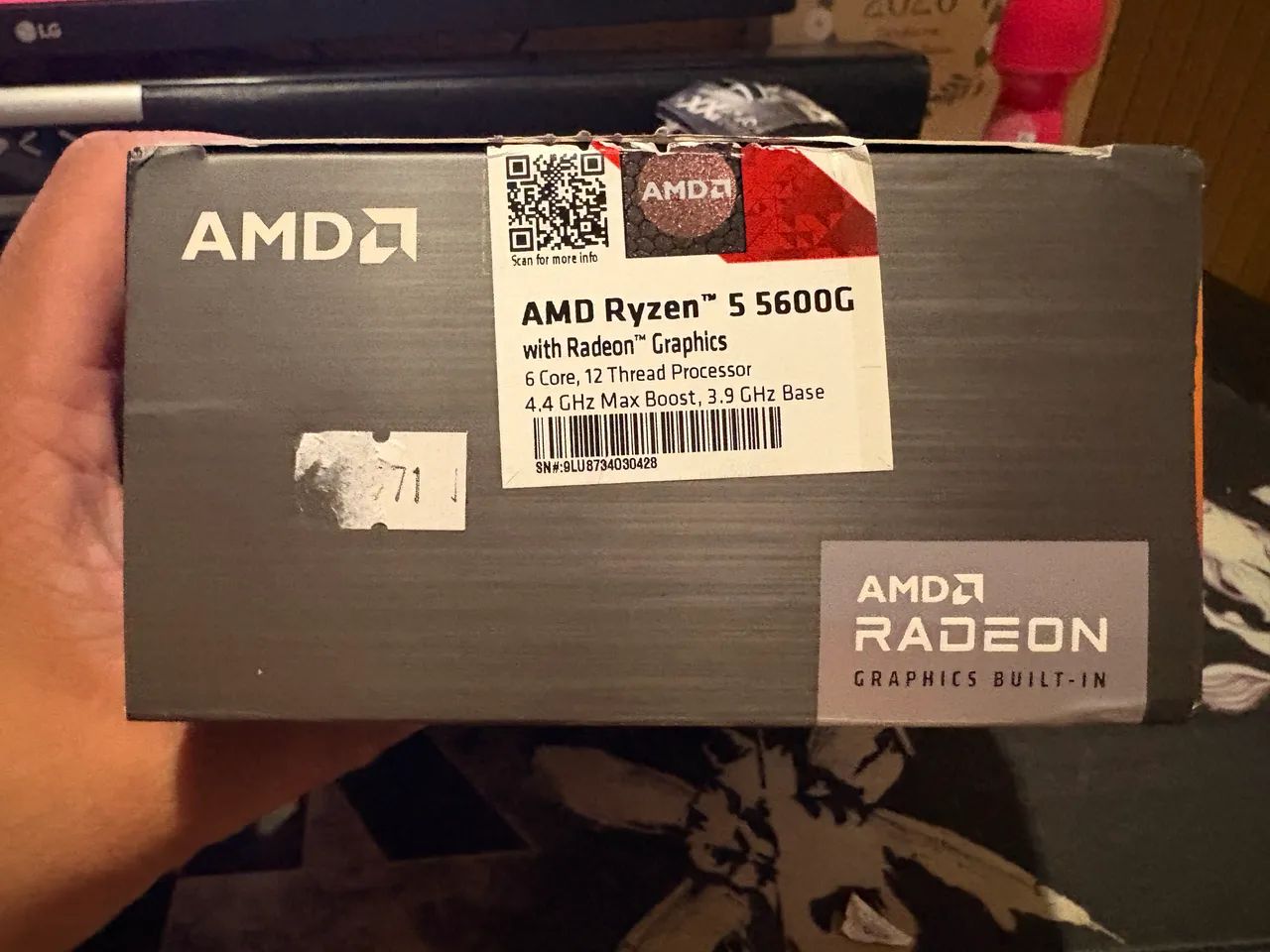 Processador AMD Ryzen 5 5600g (Com Vídeo Integrado) - Completo na Caixa  - Foto 5