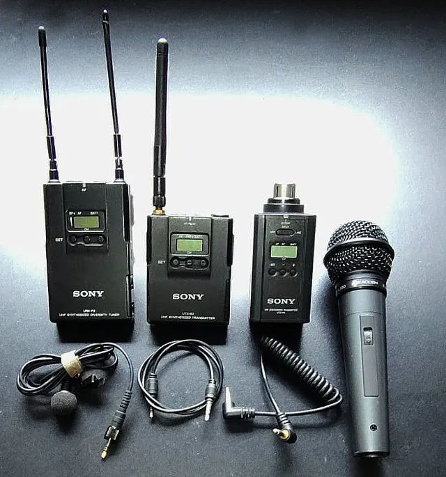 Microfone de lapela sem fio SONY - UTX- B2 / URX - P2 / UTX-P1