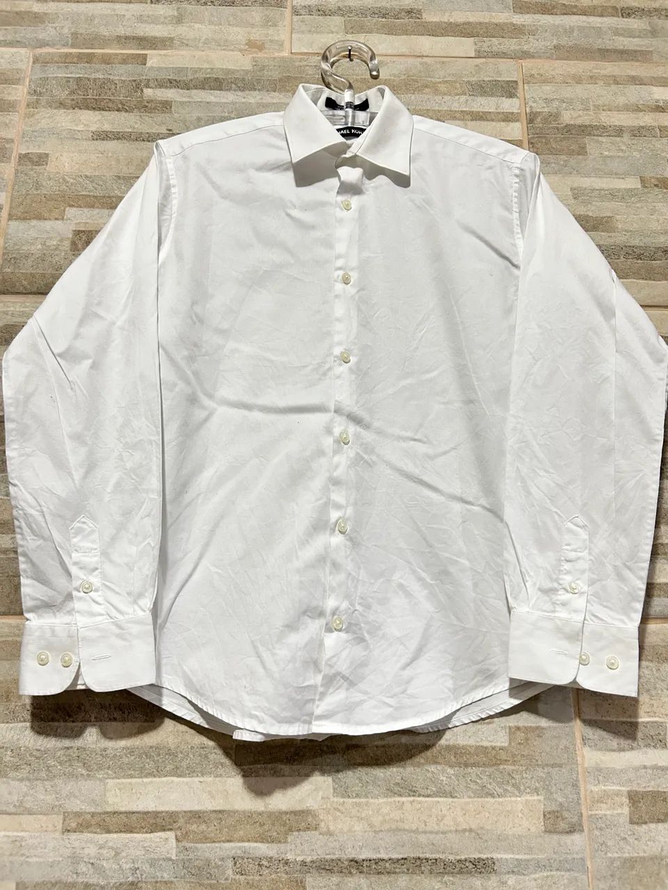 Camisa social branca Michael Kors 16 - Foto 4