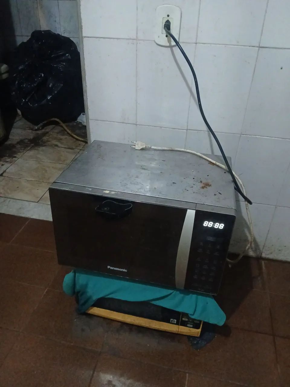 Micro-ondas no centro do rio 