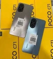 Xiaomi Poco C71 64GB Dourado e Azul  - Foto 2