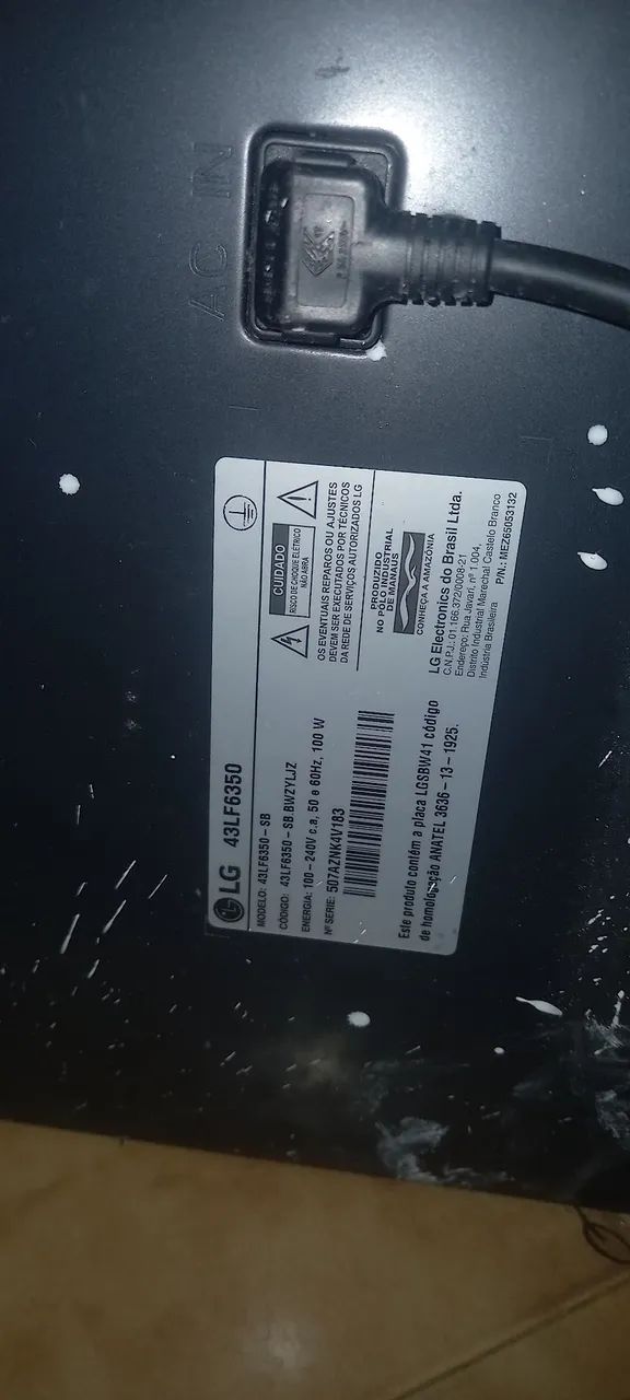 Tv para usar as peças 199rs LG - Foto 4