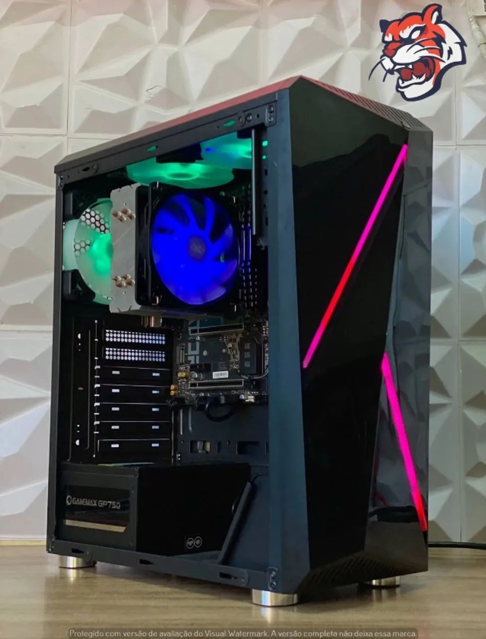-PC GAMER RYZEN + BARATO DA OLX 5 5600G/ 16GB DDR4/ B550 MAXSUN 