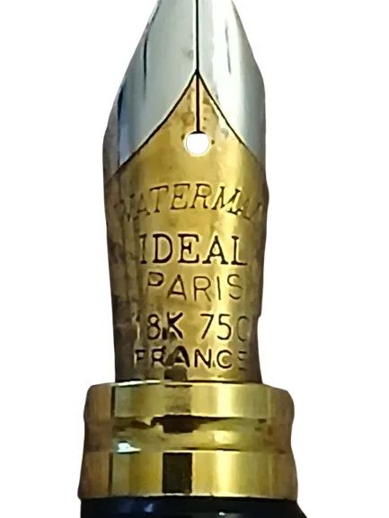 Caneta Tinteiro Waterman Man 100 - Pena Ouro 18k - Vintage - Foto 6