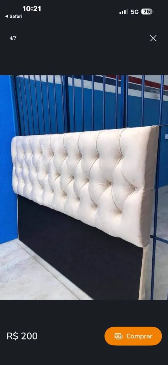 CABECEIRAS ESTOFADAS PARA SEU QUARTO!!! - Foto 4