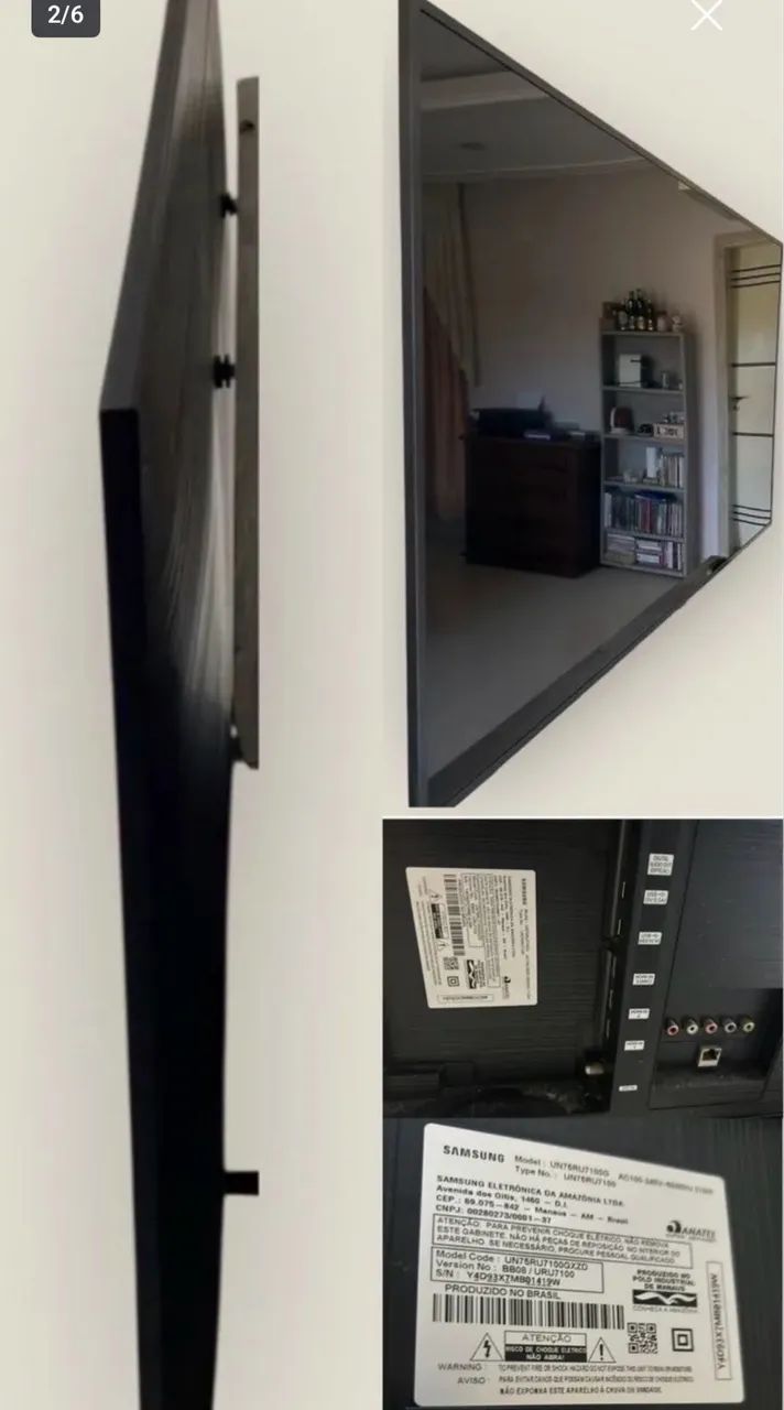 Smart TV Samsung 75 4K RU7100 - Foto 3