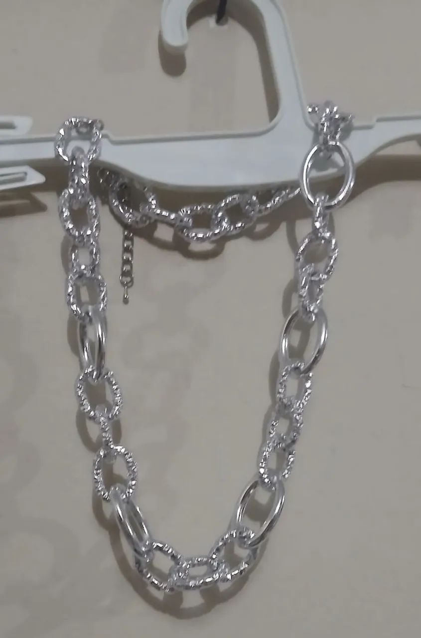 Colar de corrente brilhante- Estilo e Personalidade - Foto 4