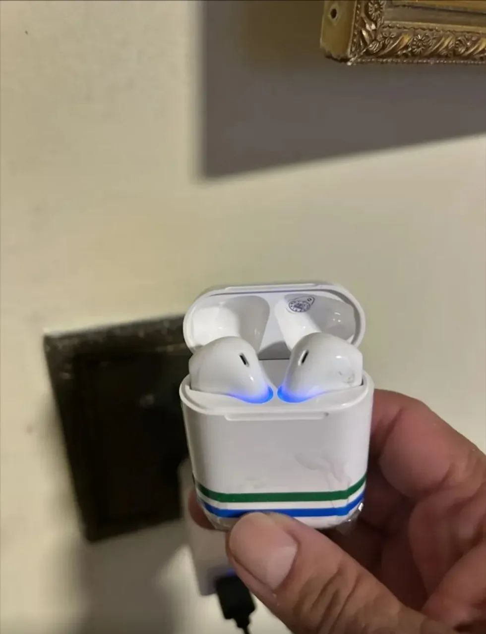 Fone bluetooth com cancelamento de ruído resistente a água