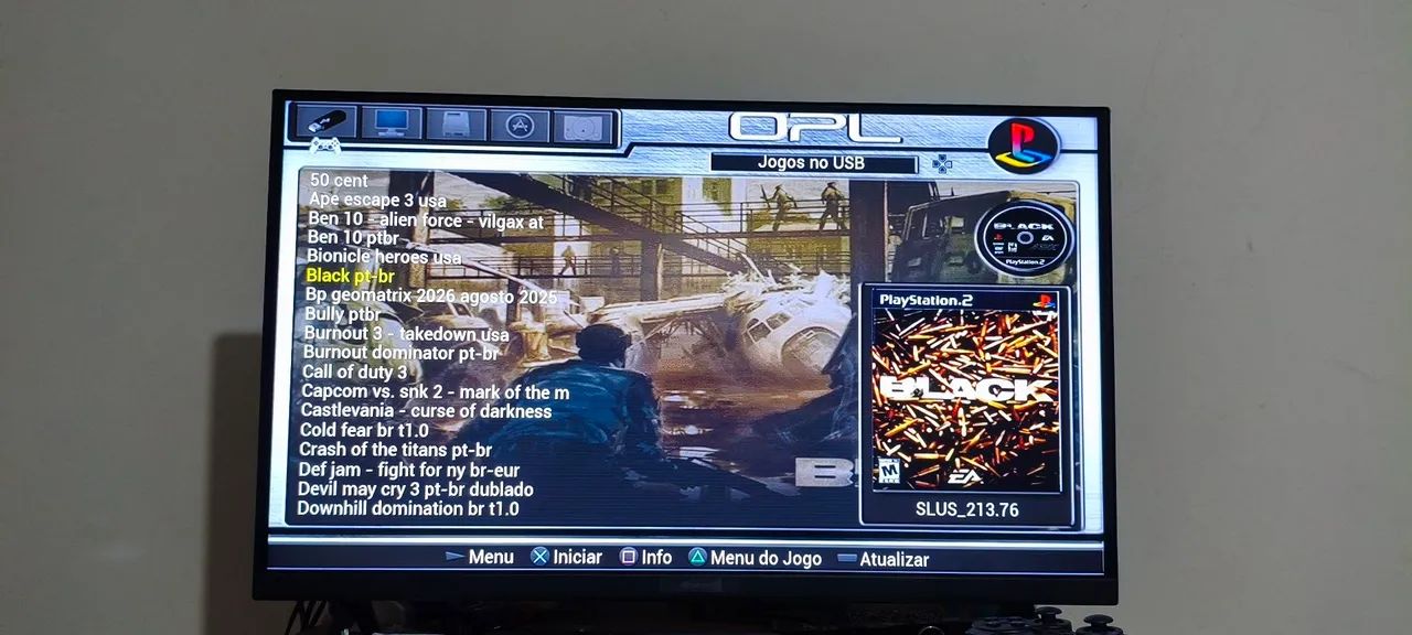 PlayStation 2 com HD Externo (+50 Jogos) - Só ligar e jogar! - Foto 4