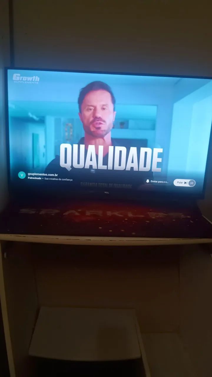 VENDO TELEVISÃO SMART TV 32 POLEGADAS TCL SEMI NOVA BARATO ACEITO TROCAS 