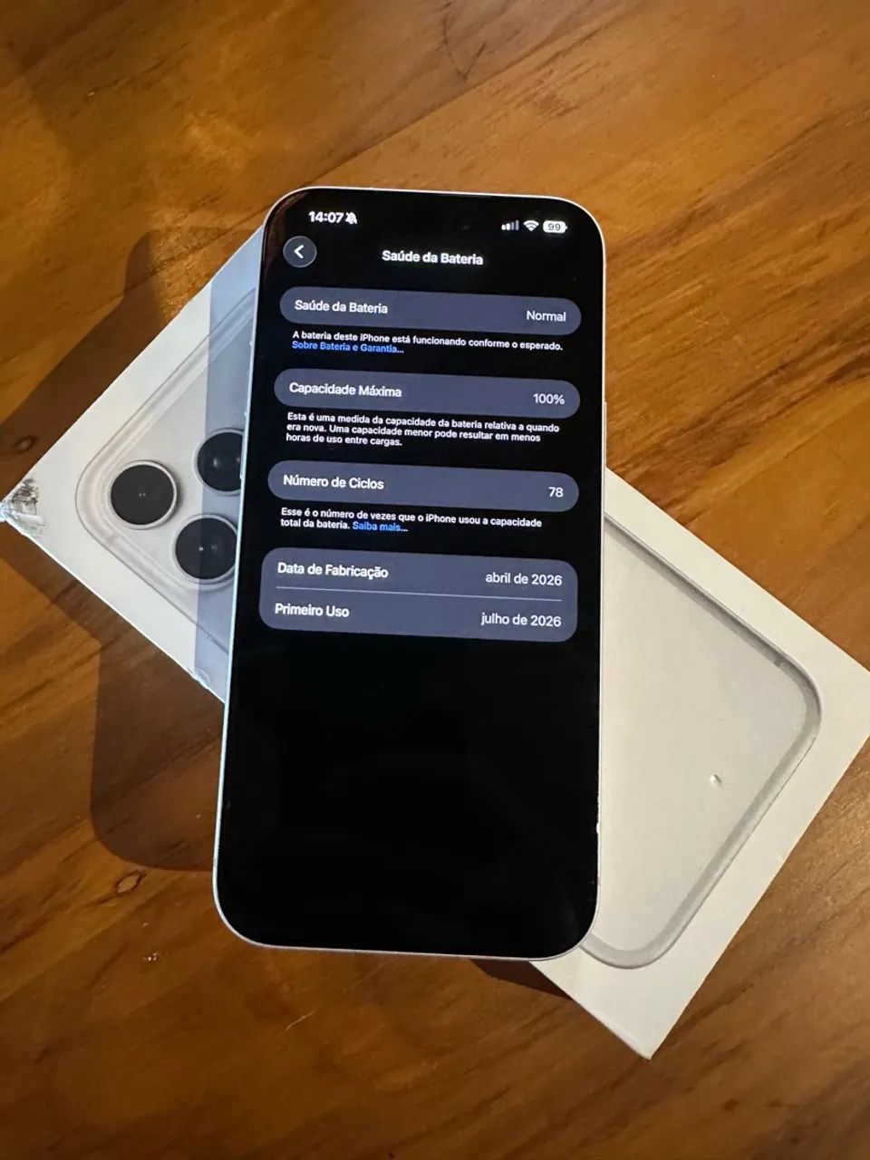 iPhone 17 pro max 256 2 meses - Foto 4